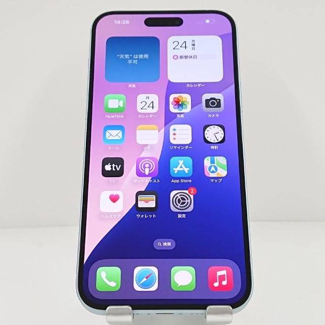 iPhone15 Plus 256GB SIMフリー ブルー 送料無料 即決 本体 c10207