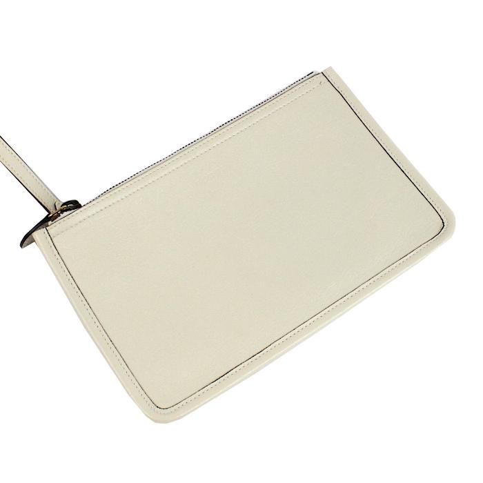 GUCCI（グッチ） レザー ホワイト 白 ダブルG トートバッグ スモール