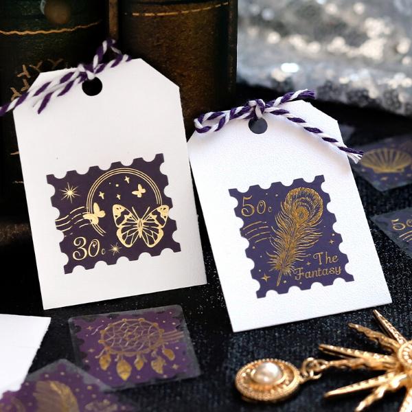 BGM 「箔押し 郵便局 ザ・ファンタジー」 45枚入 フレークシール