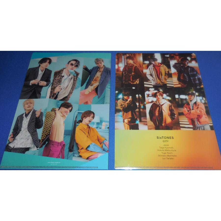 SixTONES(ストーンズ) CD特典まとめて8点セット クリアファイル