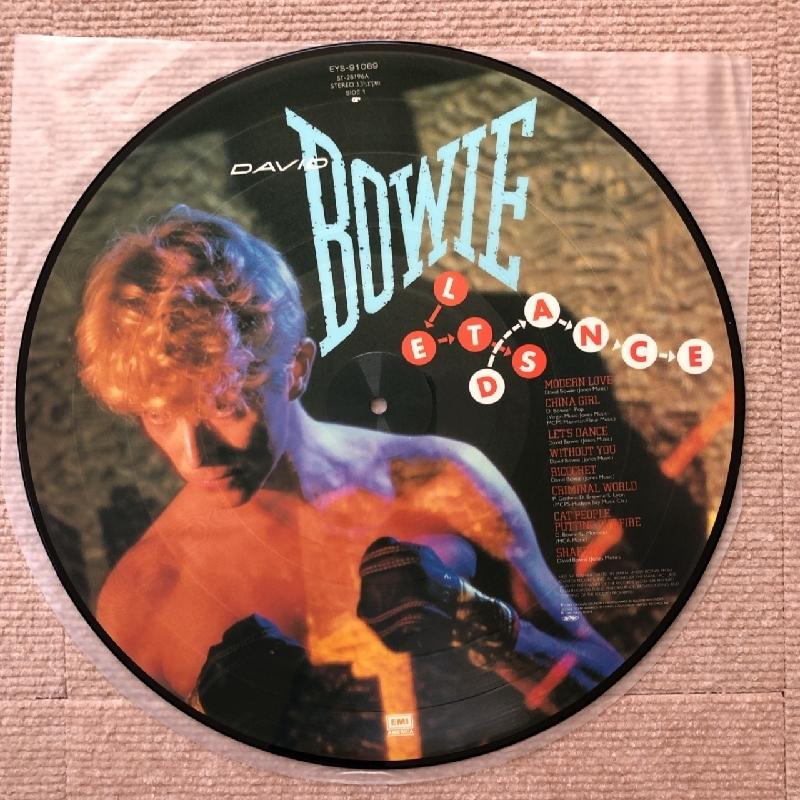 美盤 デビッド・ボウイ David Bowie 1983年 LPピクチャーレコード