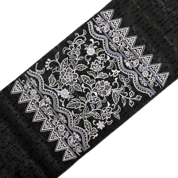 着物 帯 単衣用 尾峨佐染繍 汕頭刺繍 相良刺繍 蘇州刺繍 袋帯 お太鼓柄