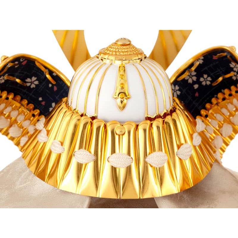 人形屋ホンポ 五月人形 コンパクト 兜ケース飾り 兜飾り ラウンド