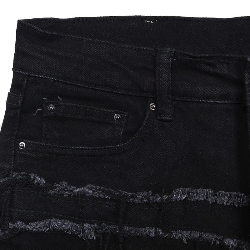 mnml（ミニマル） 爆買 デニムパンツ フレア スキニー ダメージ メンズ