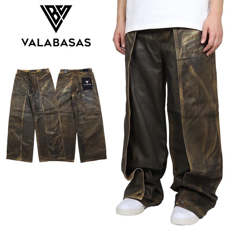 VALABASAS（ヴァラバサス） 爆買 バラバサス デニムパンツ バギー 太め