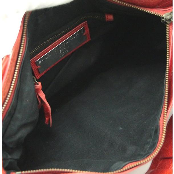 バレンシアガ BALENCIAGA ザ・ファースト 2WAYバッグ レザー 赤 103208