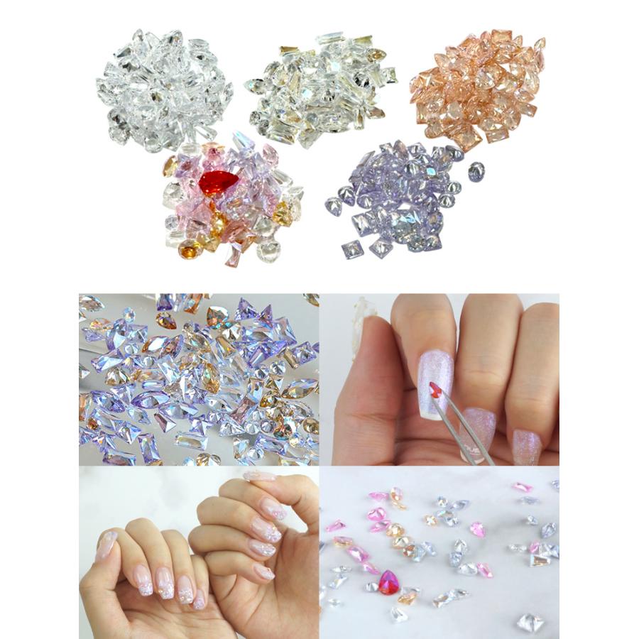 ネイルパーツ 立体 3D パーツ ストーン シンプル セルフネイル ワン