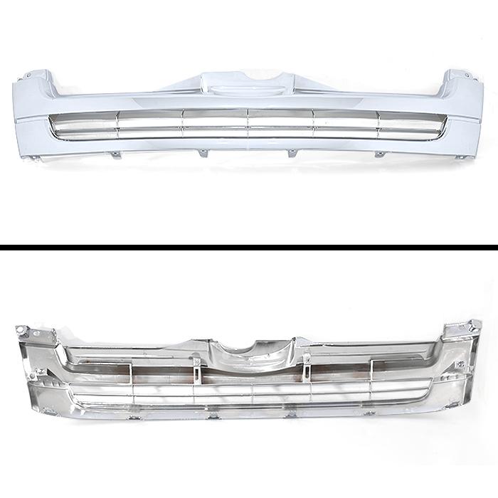 200系 ハイエース 1型 2型 ワイド 後期 純正タイプ オールメッキ