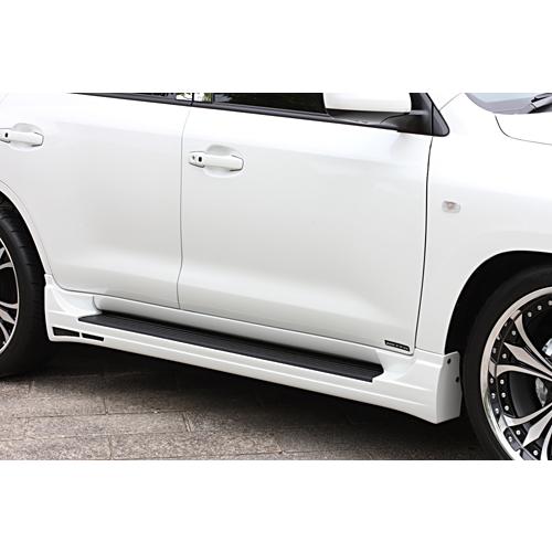 M'z SPEED サイドステップ 未塗装 FRP ランドクルーザー URJ202W H21.4