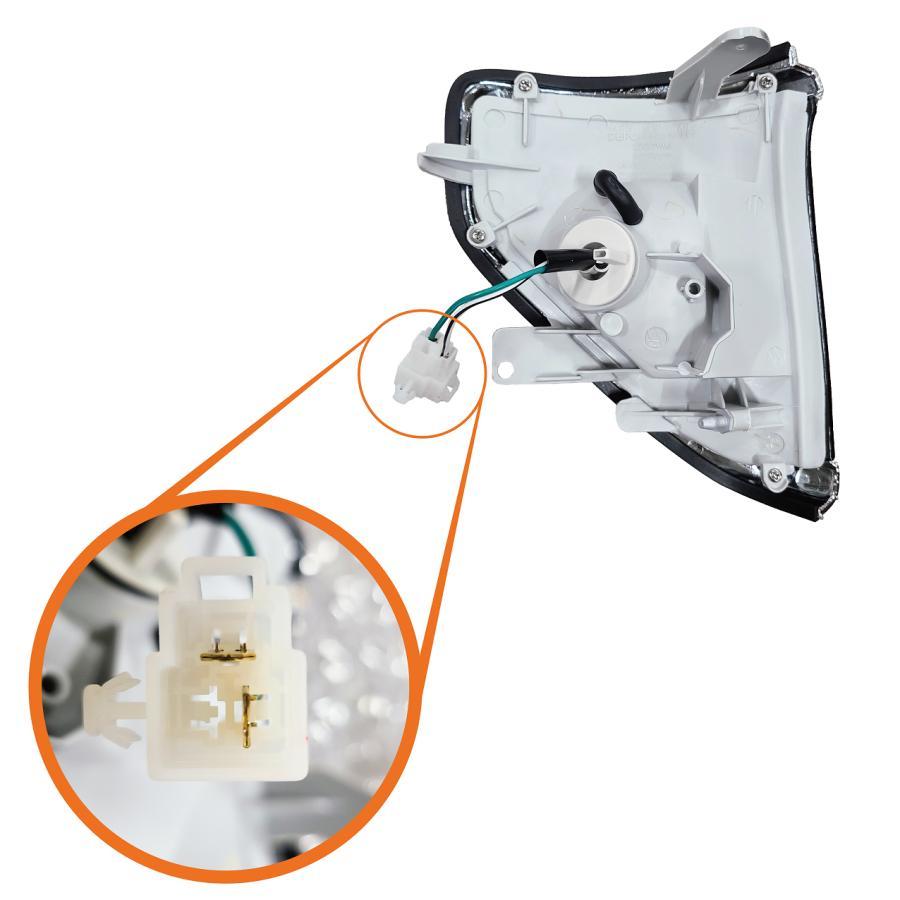 プラド78スモークテール コーナー ウィンカーマーカーランプ 送料無料