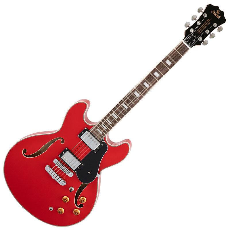 Grote セミアコースティックギター レッド Grote セミアコースティック