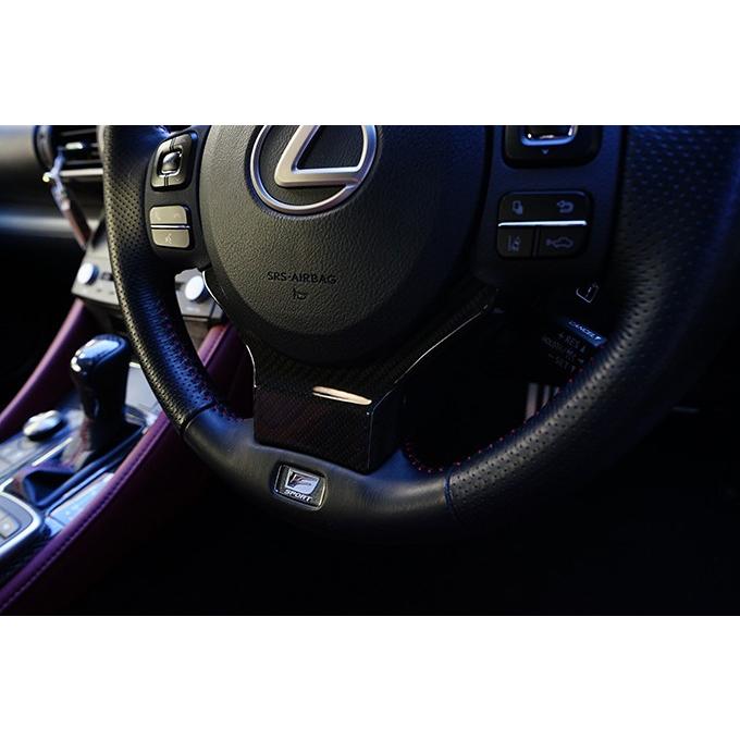 5月末入荷予定）レクサス NX/IS/RC/CT用ドライカーボン製ステアリング