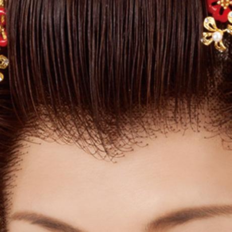 日本髪かつら 文金高島田 （中古・超美麗品） 髪色：#2 自然色 【中古