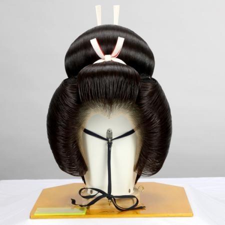 伝統的な黒い日本のかつら 立役（渡世人・町人） | コマチヘア