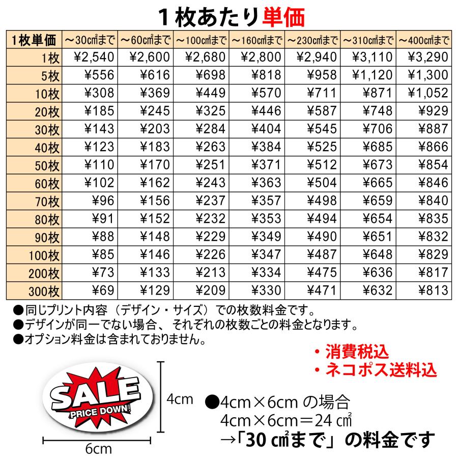 ステッカー 作成 オリジナル 画像 自作 プリント 耐水 防水 車 バイク