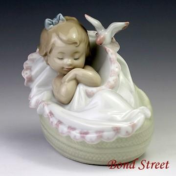 リヤドロ（Lladro リアドロ 陶器人形 置物） 赤ちゃん 私の夢#ldr-6710