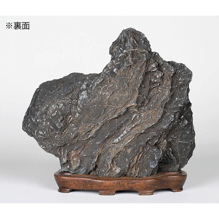 水石 「千仏石」 盆石 天然石 観賞石 すいせき 台座付き 現品限り