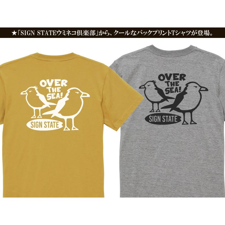 SIGN STATE（サインステイト） OVER THE SEA バックプリントTシャツ