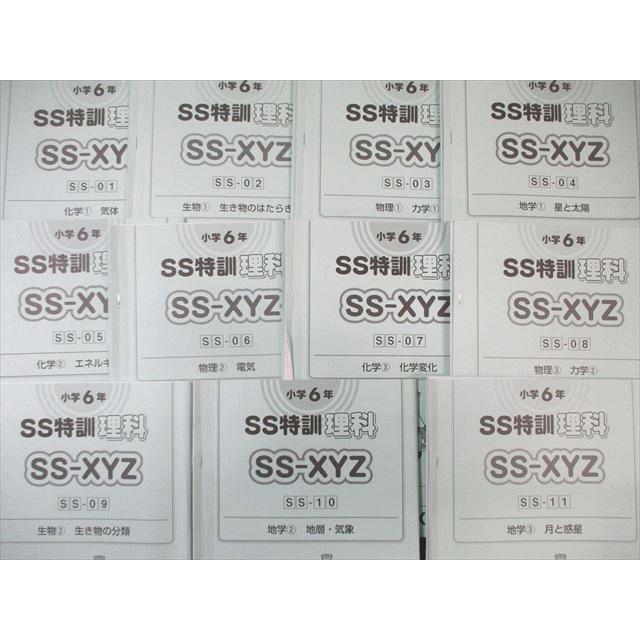 SAPIX 小6 サピックス SS特訓 理科 【全11回分フルセット】 2022