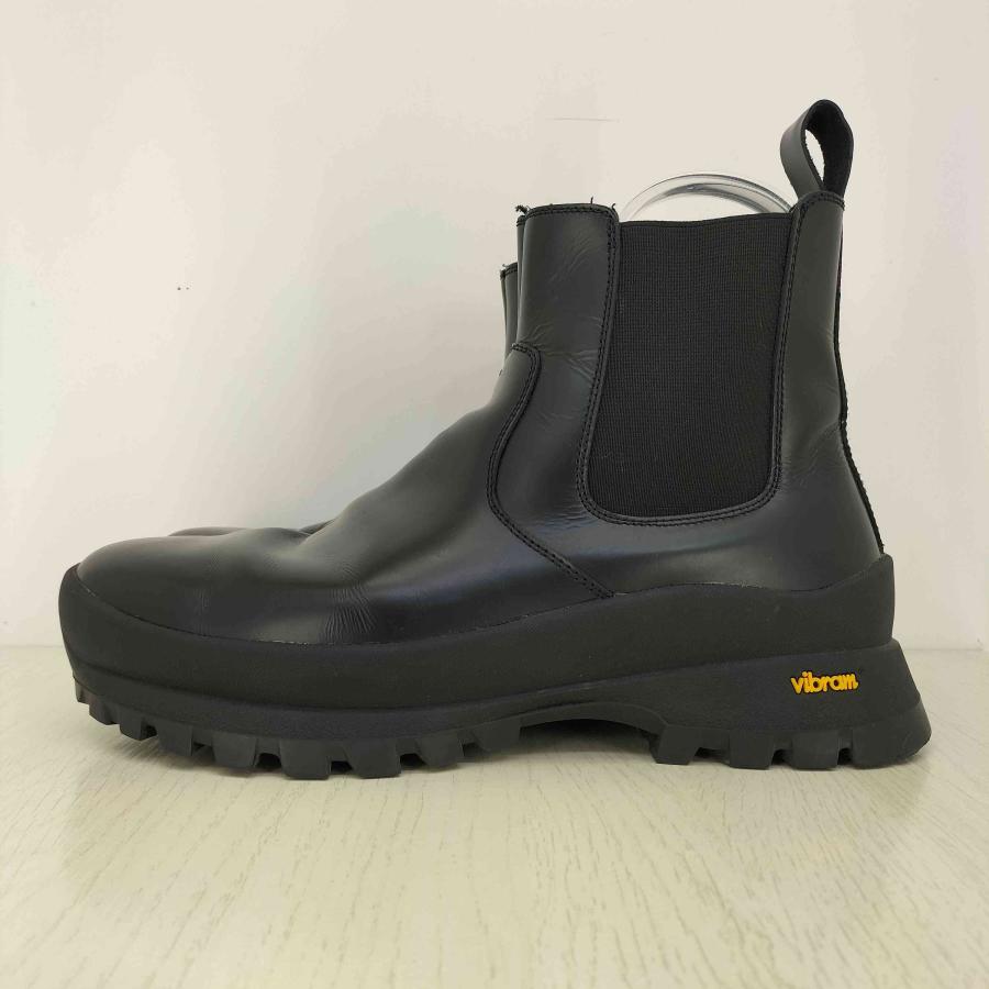 ZARA（ザラ） VIBRAM レザーチェルシーアンクルブーツ メンズ JPN：27