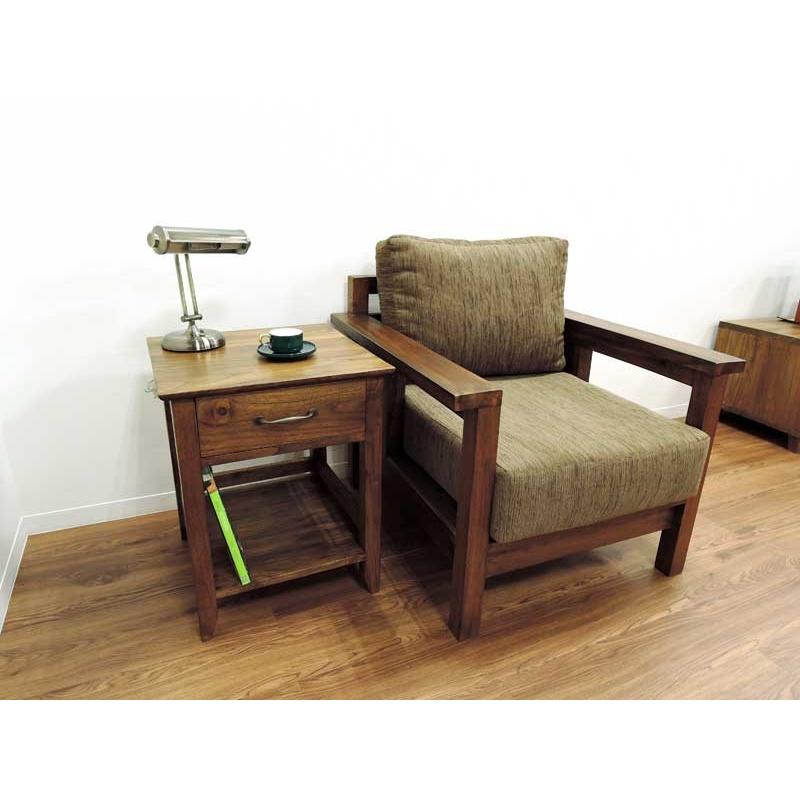 サイドテーブル チーク無垢材 アジアン家具 北欧 アンティーク調 木製