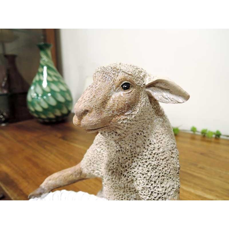 イノセントシープ 羊の置物 ひつじ ヒツジの置物 アンティーク