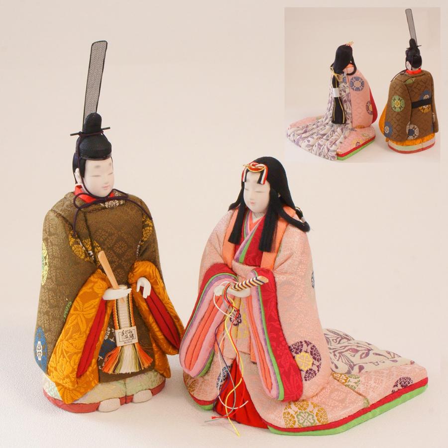 雛人形 皇華立雛親王飾り406 ゆうき作 江戸木目込人形 【店頭展示品