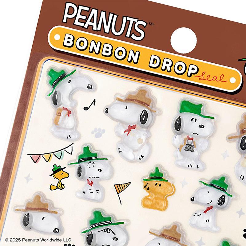 サンスター文具 たまごっち スヌーピー ボンボンドロップシール まめっ