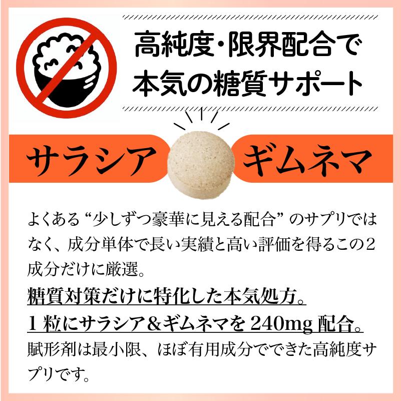 ザ糖質プレミアムダイエット 20粒入り サラシア ギムネマ 糖質