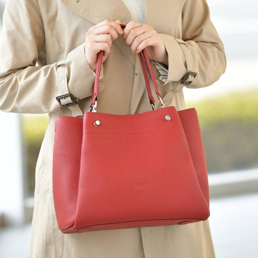 BARCOS（バルコス） シュリンクレザー3wayハンドバッグ＜アリス