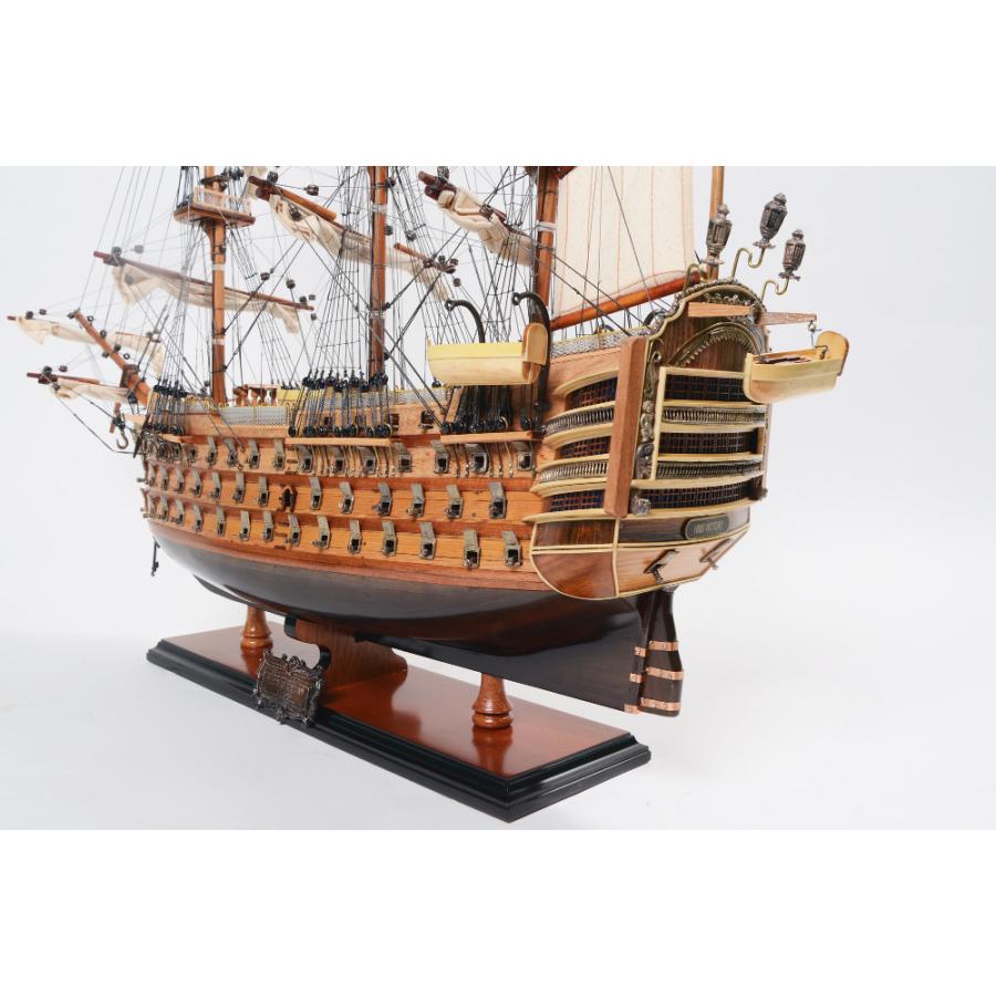帆船模型 完成品 木製 イギリス海軍 軍艦 HMS ヴィクトリー号 Victory