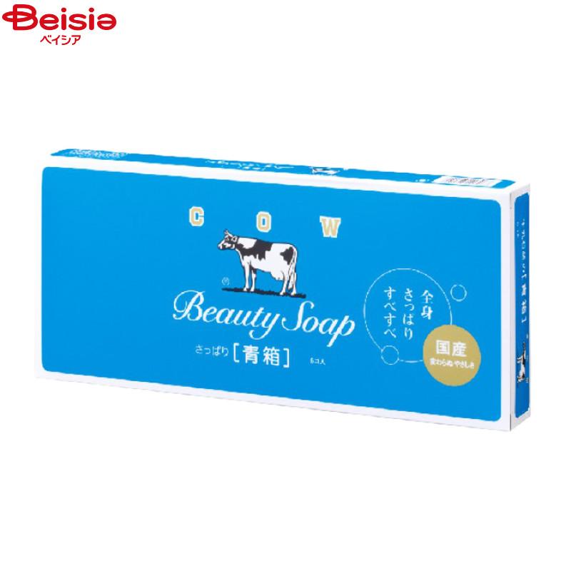 石鹸・シャンプー 牛乳石鹸共進社 カウブランド 青箱 6コ入 : ベイシア