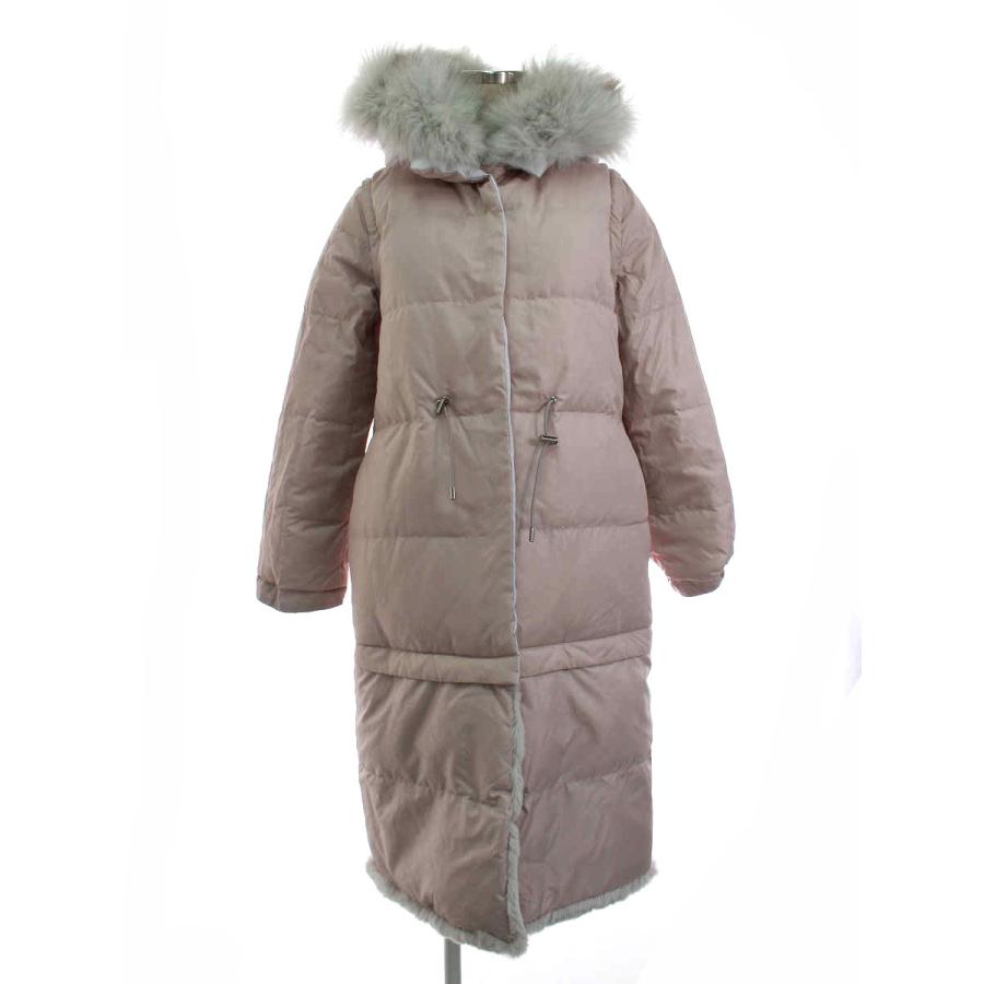 グレースコンチネンタル ダウンコート リバーシブル マルチWAY