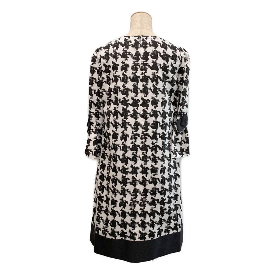 M'S GRACY（エムズグレイシー） ワンピース カメリアリボン 千鳥格子柄