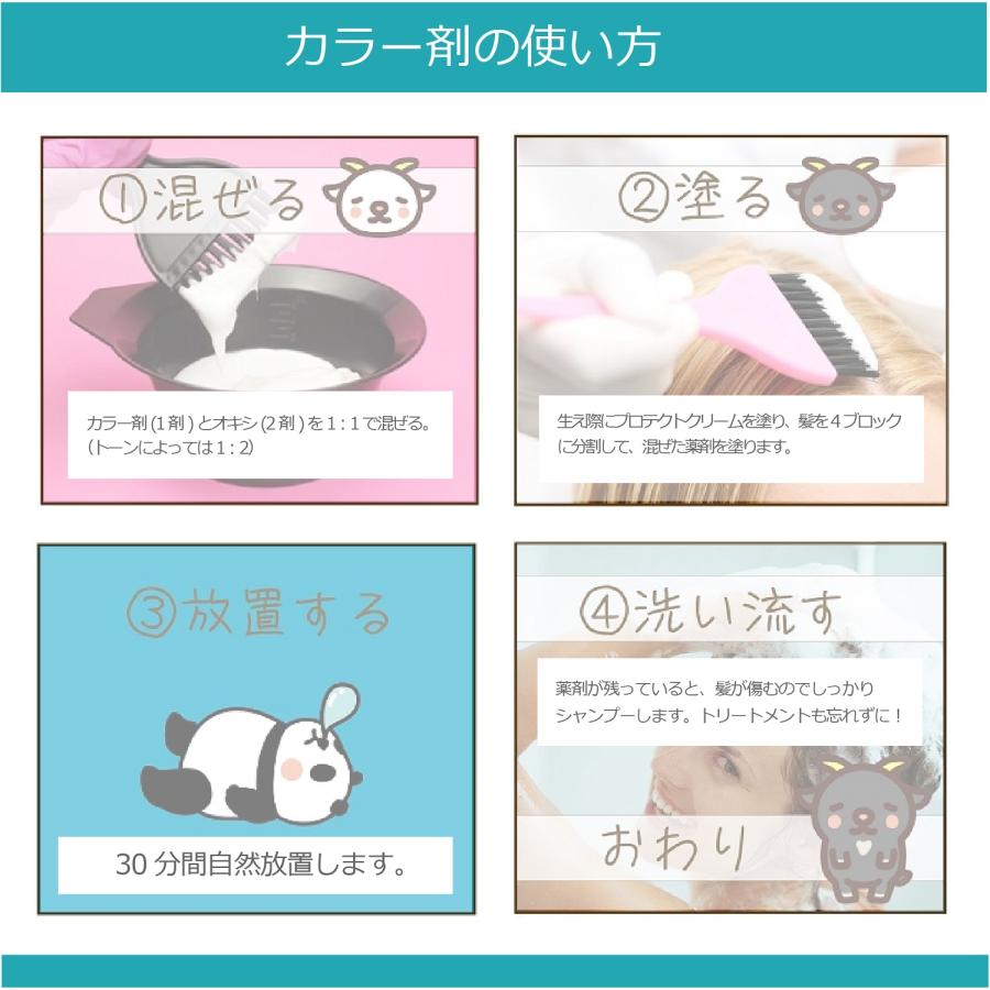 THROW 白髪染め スロウカラー 100g 1本と オキシ 100ml セット スロー