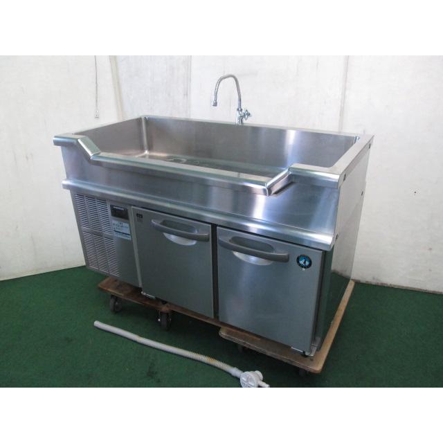 ホシザキ（HOSHIZAKI） 舟形シンク付 冷蔵コールドテーブル RW-120SNC