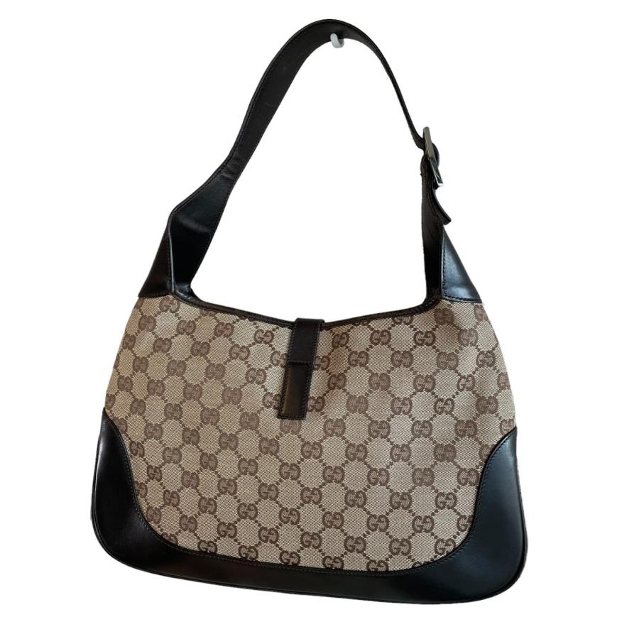 GUCCI（グッチ） GGキャンバス×レザー ジャッキー ワンショルダー 001