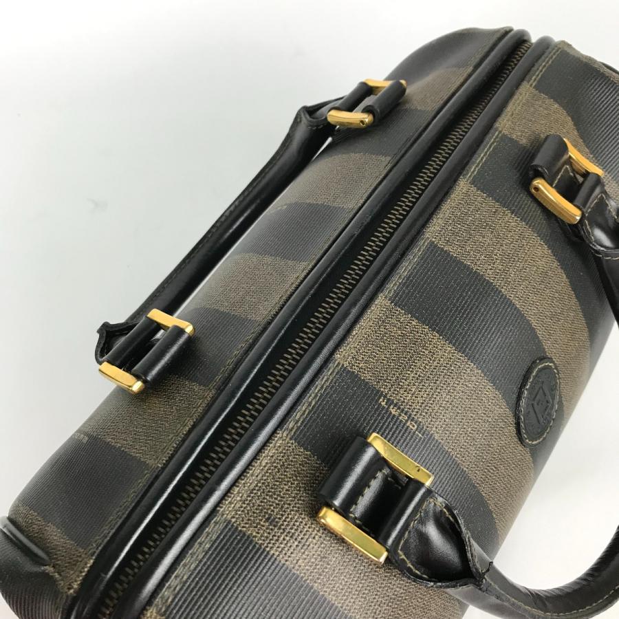 FENDI（フェンディ） □□ ペカン柄 ミニボストンバッグ ハンドバッグ