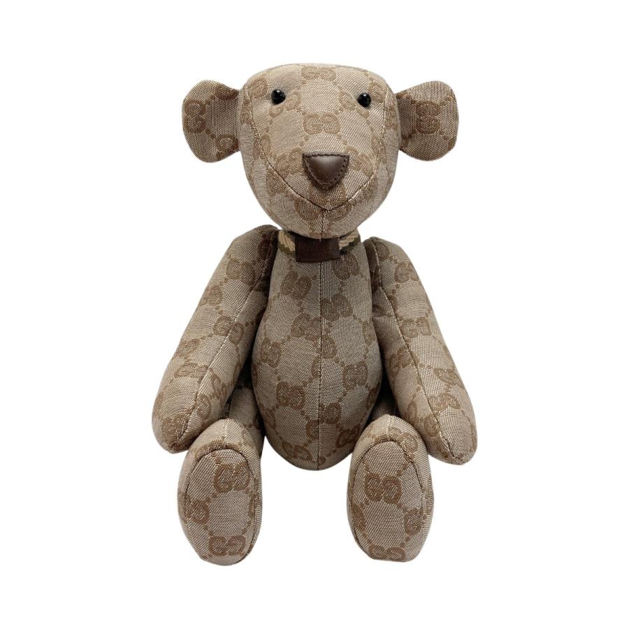 GUCCI（グッチ） GGキャンバス テディベア 7077722 ベージュ系