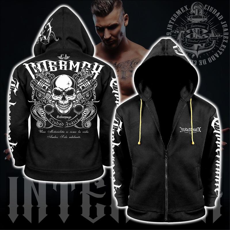 パーカー メンズ ファッション オラオラ系 INTERMEX ITM-096 コブラ 蛇