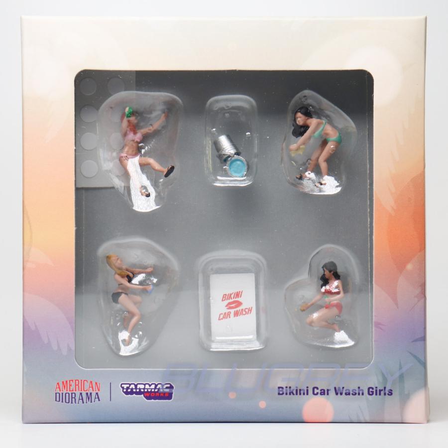 ターマックワークスxアメリカンジオラマ 1/64 フィギア ビキニ カー