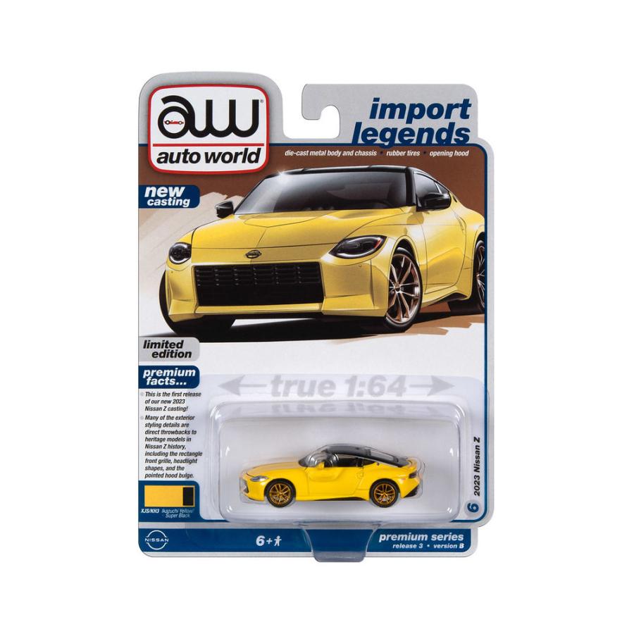 autoworld 1/64 日産 Z 2023 イカズチイエロー Nissan フェアレディ