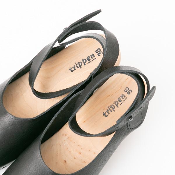 trippen（トリッペン） アンクルストラップ ウッドソール サンダル
