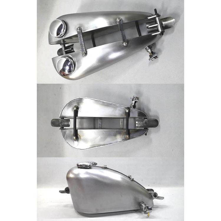 汎用 カスタム 分割タンク ガスタンク ハーレー ワンオフ ナロー