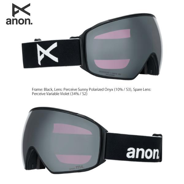 M4（anon） 24-25 ANON ゴーグル M4(球面) 偏光レンズ LOW BRIDGE FIT