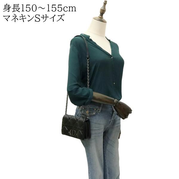 Lady Dior ディオール DIOR チェーンショルダーウォレット カロ カーフ