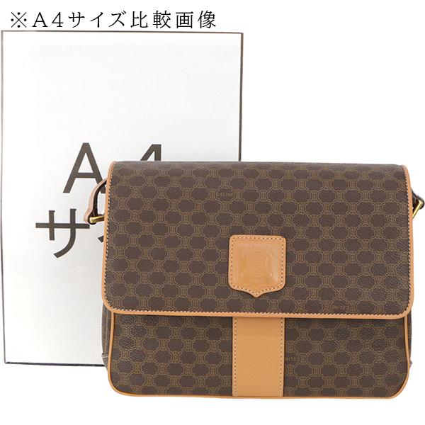 CELINE（セリーヌ） ショルダーバッグ マカダム ブラウン 8794