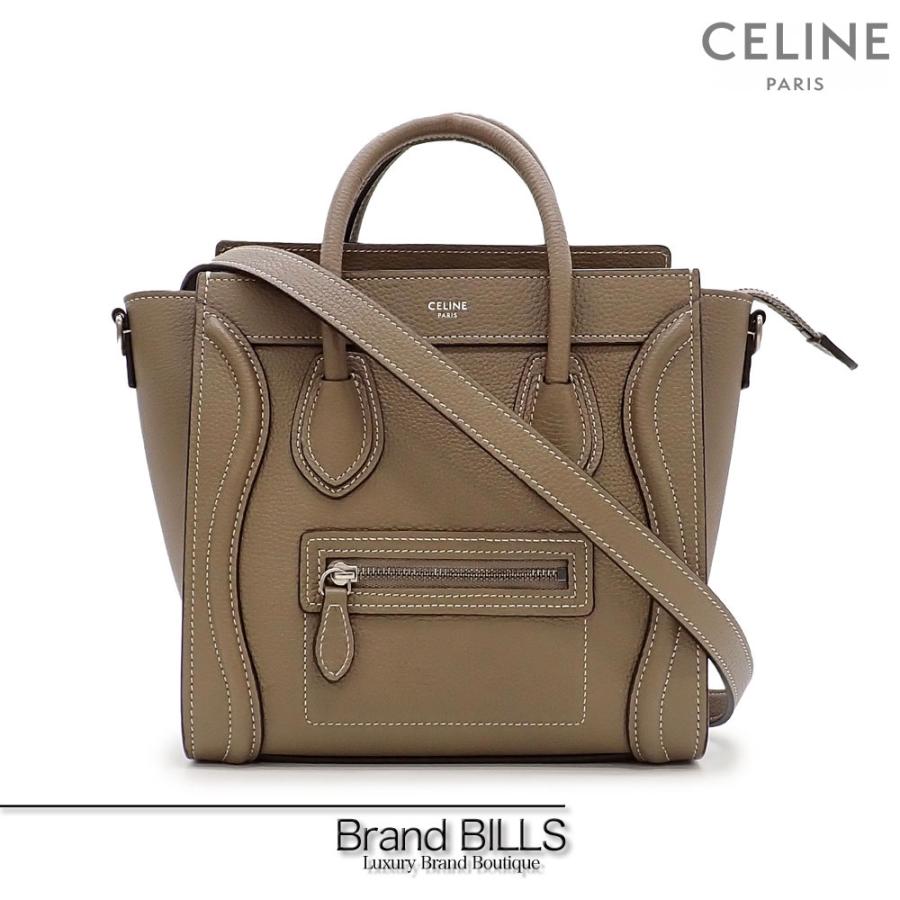 CELINE（セリーヌ） 新品 ラゲージ ナノショッパー ハンドバッグ