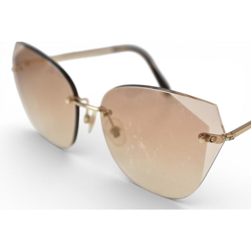 CHANEL（シャネル） サングラス アイウェア リムレス ライトブラウン