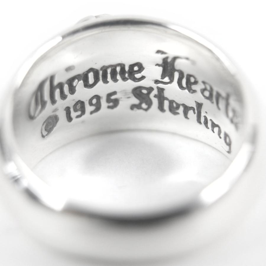 極美品□CHROME HEARTS クロムハーツ SV925 ハートインバンド リング